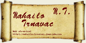 Mahailo Trnavac vizit kartica